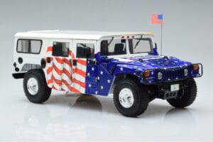 Hummer H1 General Gore-Lieberman USA 2000 Exoto 1:18 EX01807 Metalas - nuotrauka 5 iš 7