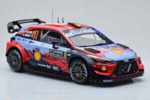 Hyundai i20 Coupe WRC #11 T. Neuville / N. Gilsoul Rally Monte Carlo 2020 IXO 1:18 18RMC067A Metalas - nuotrauka 4 iš 6