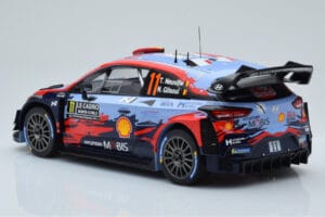 Hyundai i20 Coupe WRC #11 T. Neuville / N. Gilsoul Rally Monte Carlo 2020 IXO 1:18 18RMC067A Metalas - nuotrauka 5 iš 6