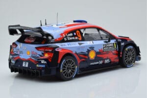 Hyundai i20 Coupe WRC #9 S. Loeb / I. Galmiche Rally Monte Carlo 2020 IXO 1:18 18RMC067B Metalas - nuotrauka 2 iš 6