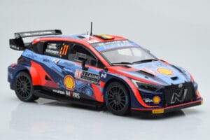 Hyundai i20 N Rally1 #11 T. Neuville / M. Wydaeghe Rally Monte Carlo 2022 IXO 1:18 18RMC112 Metalas - nuotrauka 4 iš 6