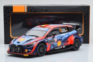 Hyundai i20 N Rally1 #11 T. Neuville / M. Wydaeghe Rally Monte Carlo 2022 IXO 1:18 18RMC112 Metalas - nuotrauka 6 iš 6