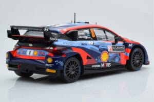 Hyundai i20 N Rally1 #8 O. Tanak / M. Jarveoja Rally Monte Carlo 2022 IXO 1:18 18RMC113 Metalas - nuotrauka 2 iš 6