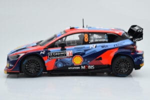 Hyundai i20 N Rally1 #8 O. Tanak / M. Jarveoja Rally Monte Carlo 2022 IXO 1:18 18RMC113 Metalas - nuotrauka 3 iš 6