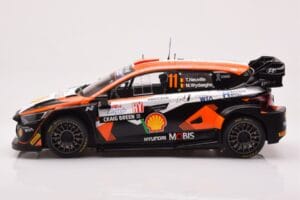 Hyundai i20 N Rally1 #11 T. Neuville / M. Wydaeghe Rally Croatia 2023 IXO 1:18 18RMC160A Metalas - nuotrauka 3 iš 6