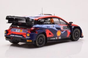 Hyundai i20 N Rally1 #11 T. Neuville / M. Wydaeghe Rally Monte Carlo 2023 IXO 1:18 18RMC153A Metalas - nuotrauka 2 iš 6