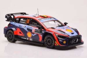 Hyundai i20 N Rally1 #11 T. Neuville / M. Wydaeghe Rally Monte Carlo 2023 IXO 1:18 18RMC153A Metalas - nuotrauka 4 iš 6