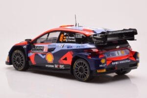 Hyundai i20 N Rally1 #6 D. Sordo / C. Carrera Rally Monte Carlo 2023 IXO 1:18 18RMC153B Metalas - nuotrauka 5 iš 6