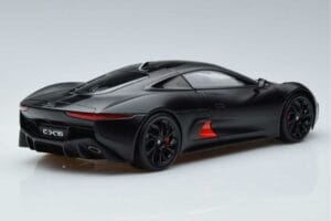 Jaguar C-X75 Juodas Almost Real 1:18 810605 Metalas - nuotrauka 3 iš 7
