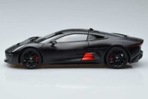 Jaguar C-X75 Juodas Almost Real 1:18 810605 Metalas - nuotrauka 4 iš 7