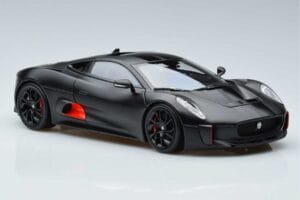 Jaguar C-X75 Juodas Almost Real 1:18 810605 Metalas - nuotrauka 5 iš 7