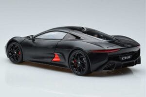 Jaguar C-X75 Juodas Almost Real 1:18 810605 Metalas - nuotrauka 6 iš 7