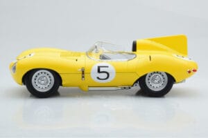 Jaguar D-Type #5 Ecurie Nationale Belge 24 Hours of Le Mans 1956 CMR 1:18 CMR143 Metalas - nuotrauka 3 iš 6