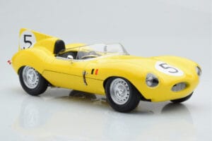 Jaguar D-Type #5 Ecurie Nationale Belge 24 Hours of Le Mans 1956 CMR 1:18 CMR143 Metalas - nuotrauka 4 iš 6