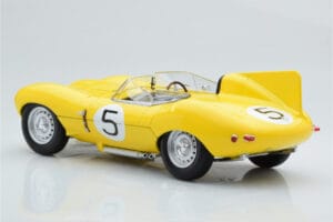 Jaguar D-Type #5 Ecurie Nationale Belge 24 Hours of Le Mans 1956 CMR 1:18 CMR143 Metalas - nuotrauka 5 iš 6