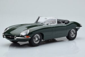 Jaguar E-Type Series 1 Roadster Žalias KK-Scale 1:18