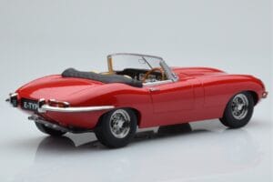 Jaguar E-Type Series 1 Roadster Raudonas KK-Scale 1:18 KKDC180482 Metalas - nuotrauka 2 iš 6