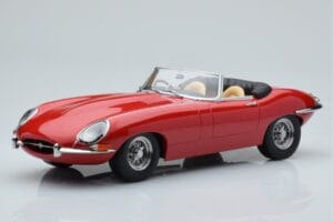 Jaguar E-Type Series 1 Roadster Raudonas KK-Scale 1:18
