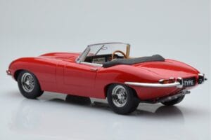 Jaguar E-Type Series 1 Roadster Raudonas KK-Scale 1:18 KKDC180482 Metalas - nuotrauka 5 iš 6