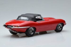Jaguar E-Type Series 1 Roadster Raudonas KK-Scale 1:18 KKDC180484 Metalas - nuotrauka 2 iš 6