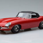 Jaguar E-Type Series 1 Roadster Raudonas KK-Scale 1:18