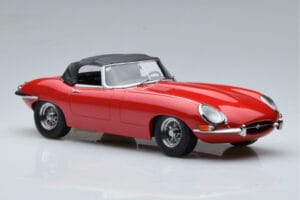 Jaguar E-Type Series 1 Roadster Raudonas KK-Scale 1:18 KKDC180484 Metalas - nuotrauka 4 iš 6