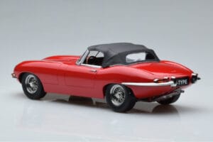 Jaguar E-Type Series 1 Roadster Raudonas KK-Scale 1:18 KKDC180484 Metalas - nuotrauka 5 iš 6