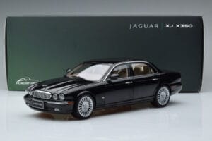 Jaguar XJ6 X350 Ebony Juodas Almost Real 1:18 810501 Metalas - nuotrauka 11 iš 11