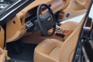 Jaguar XJ6 XJ40 Ebony Juodas Almost Real 1:18 810543 Metalas - nuotrauka 8 iš 11