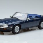 Jaguar XJS V12 Kabrioletas Mėlynas Metalinis Riboto Leidimo Norev 1:18 182636 Metalas