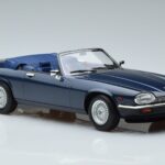 Jaguar XJS V12 Kabrioletas Mėlynas Metalinis Riboto Leidimo Norev 1:18 182636 Metalas - image 4 of 6