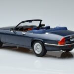 Jaguar XJS V12 Kabrioletas Mėlynas Metalinis Riboto Leidimo Norev 1:18 182636 Metalas - image 5 of 6