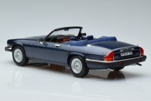 Jaguar XJS V12 Kabrioletas Mėlynas Metalinis Riboto Leidimo Norev 1:18 182636 Metalas - nuotrauka 5 iš 6
