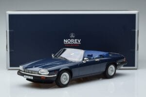 Jaguar XJS V12 Kabrioletas Mėlynas Metalinis Riboto Leidimo Norev 1:18 182636 Metalas - nuotrauka 6 iš 6