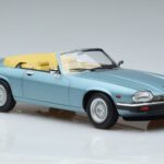 Jaguar XJS V12 Kabrioletas Šviesiai Mėlynas Metalinis Norev 1:18 182635 Metalas - image 4 of 6