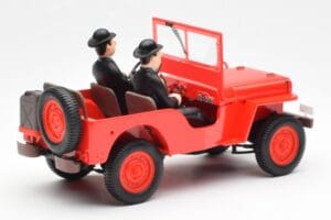 Jeep Willys Tintin 2 Figūrėlės UT Models 1:18 180150000 Metalas - nuotrauka 2 iš 6