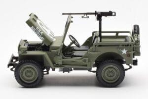 Jeep Willys MB US Army D-Day 1944 Norev 1:18 189016 Metalas - nuotrauka 6 iš 10