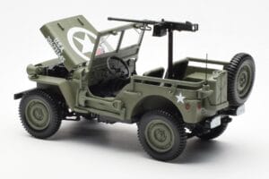 Jeep Willys MB US Army D-Day 1944 Norev 1:18 189016 Metalas - nuotrauka 7 iš 10
