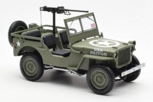 Jeep Willys MB US Army D-Day 1944 Norev 1:18 189016 Metalas - nuotrauka 8 iš 10