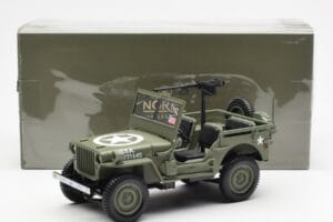 Jeep Willys MB US Army D-Day 1944 Norev 1:18 189016 Metalas - nuotrauka 10 iš 10