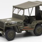 Jeep Willys Su Brezentu UT Models 1:18