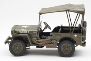 Jeep Willys Su Brezentu UT Models 1:18 180149002 Metalas - nuotrauka 3 iš 6