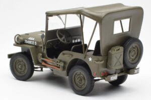 Jeep Willys Su Brezentu UT Models 1:18 180149002 Metalas - nuotrauka 5 iš 6