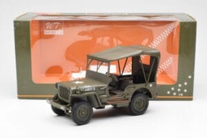 Jeep Willys Su Brezentu UT Models 1:18 180149002 Metalas - nuotrauka 6 iš 6