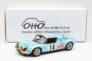 Jide 1600S Gr.4 #14 J. Ragnotti / Jaubert Criterium des Cevennes 1972 Otto 1:18 OT287 Derva - nuotrauka 6 iš 6