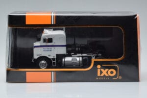 Kenworth Bullnose Ross Mackie Transport Baltas IXO 1:43 TR063 Metalas - nuotrauka 6 iš 6