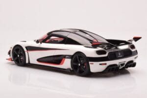 Koenigsegg Agera RS Arctic Baltas GT Spirit 1:18 GT877 Derva - nuotrauka 5 iš 6