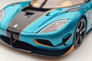Koenigsegg Agera RSR Mėlynas GT Spirit 1:18 GT390 Derva - nuotrauka 7 iš 9