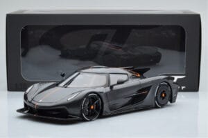 Koenigsegg Jesko Absolut Graphite Pilkas Asia Exclusive GT Spirit 1:18 CLDC025 Derva - nuotrauka 6 iš 6