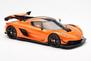 Koenigsegg Jesko Attack Tang Oranžinis GT Spirit 1:18 GT898 Derva - nuotrauka 4 iš 6